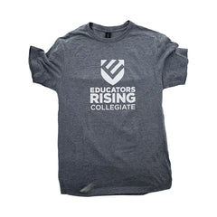 Educators Rising Collegiate White/Gray Tee