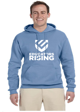 Educators Rising Drawstring Hoodie - Light Blue